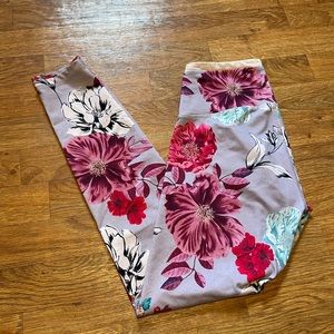 Old Navy Active Running Floral Leggings M